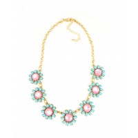 Hermia Pastel Daisies Necklace Set