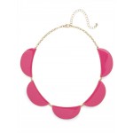 Aronia Neon Crescent Necklace