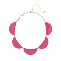 Aronia Neon Crescent Necklace
