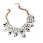 Gurnani Ivory Opalline Crystal Necklace