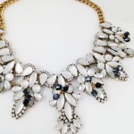 Gurnani Ivory Opalline Crystal Necklace